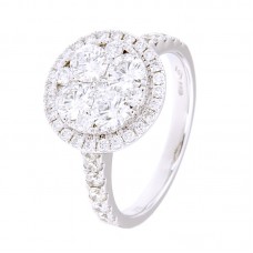 Anello con diamanti - 100836RW