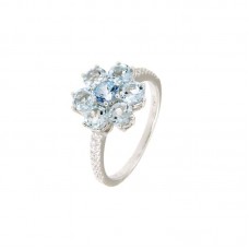 Anello con diamanti e pietre naturali - R31657A-3022