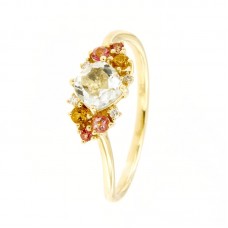 Anello con diamanti e pietre naturali - R44500A-3000