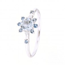 Anello con diamanti e pietre naturali - R44514A-3000