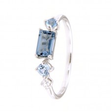 Anello con diamanti e pietre naturali - R44530A-3000